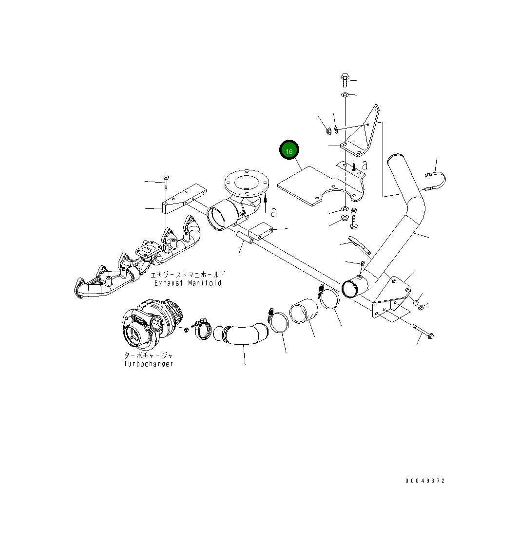 Кронштейн 6745-81-7171 Komatsu