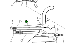Лента посадочного борта 57" AK8010 Komatsu