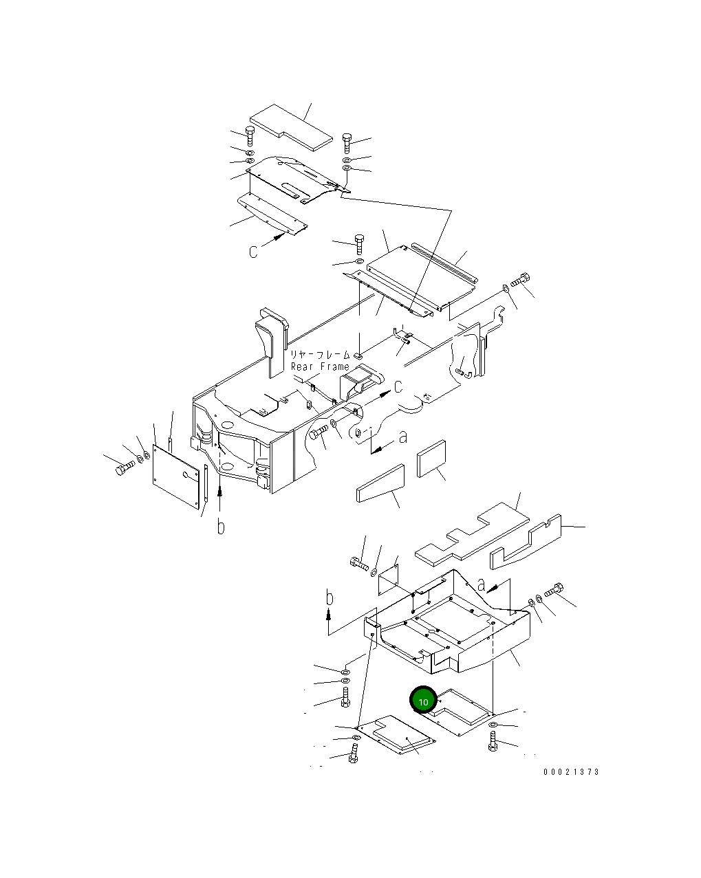 Лист 415-54-24580 Komatsu
