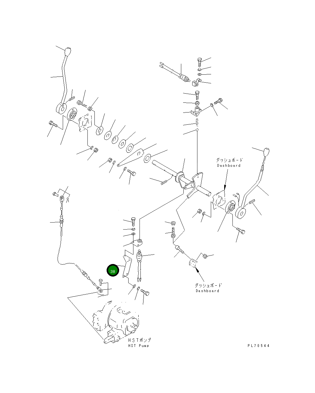 Кронштейн 259-30-26801 Komatsu