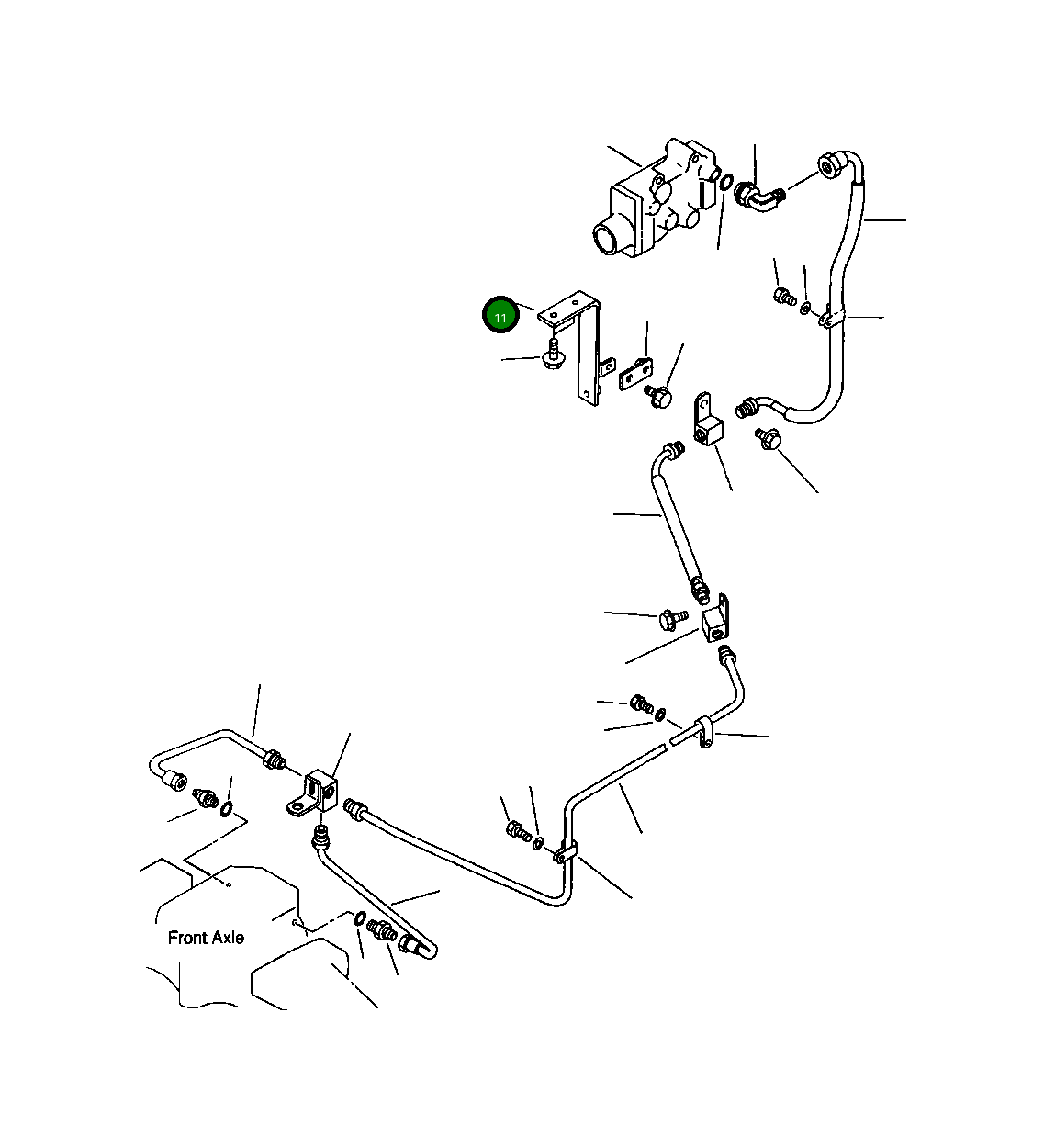 Кронштейн 419-43-17121 Komatsu