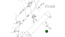 Лента 21W-62-46851 Komatsu