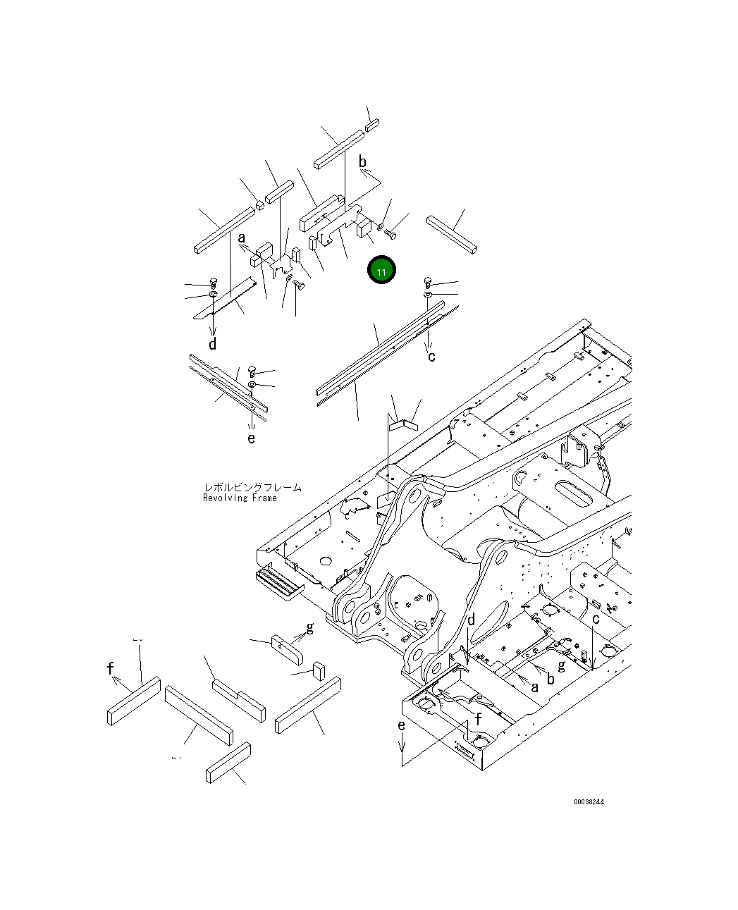 Лист 21M-54-23150 Komatsu