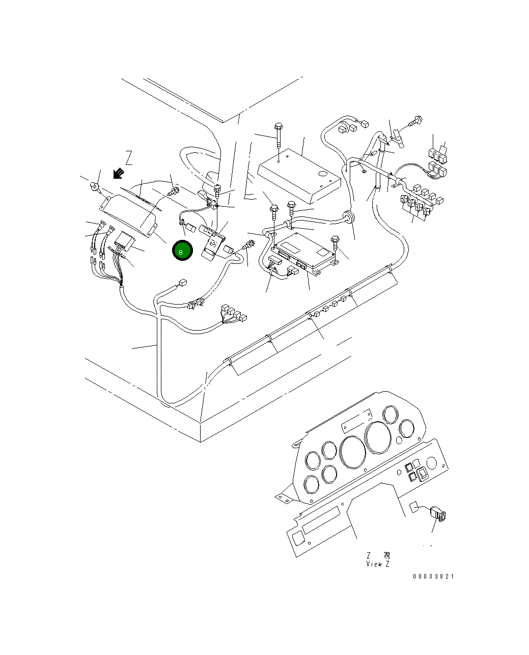 Кронштейн 566-88-6H181 Komatsu