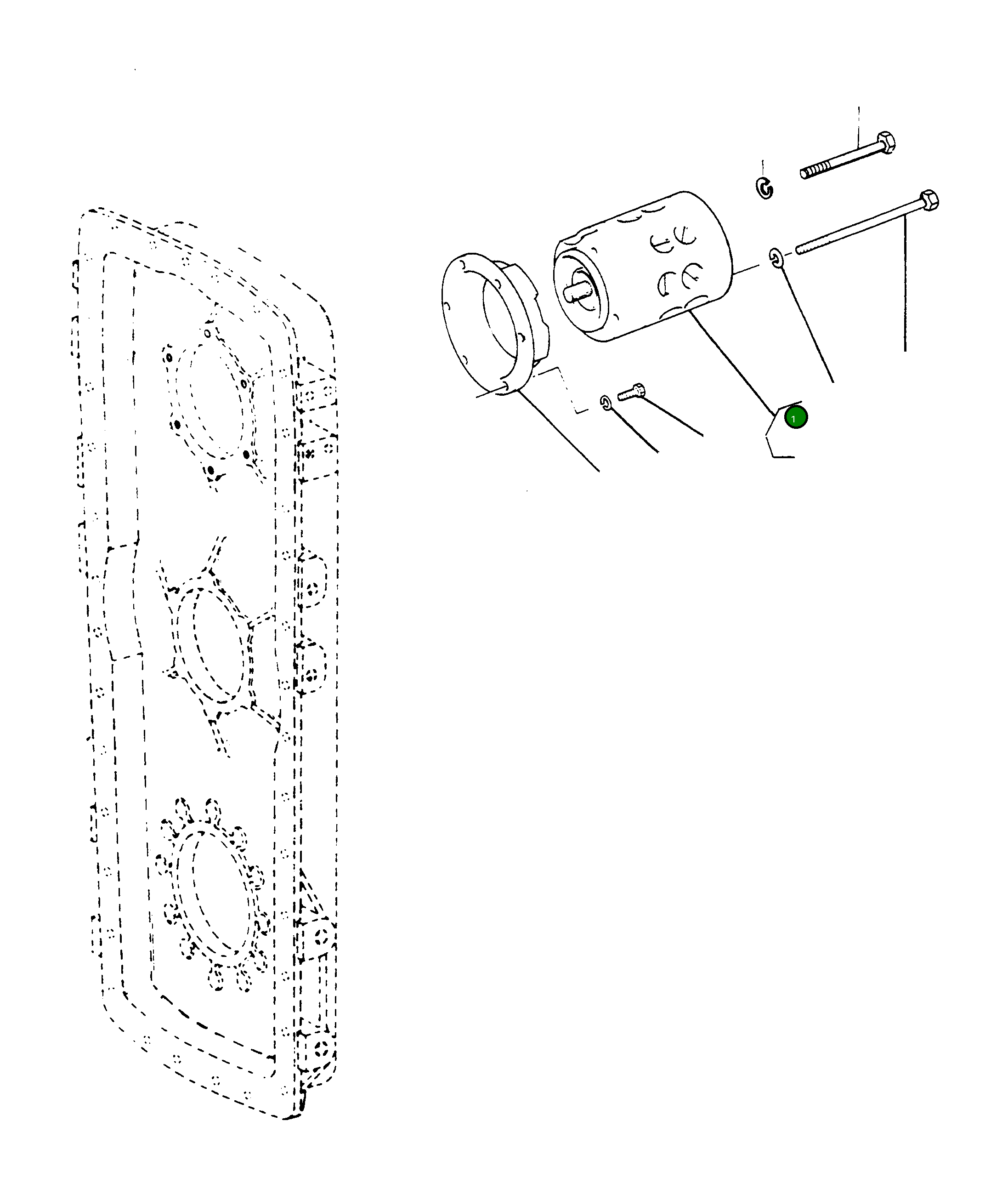 Насос 2944399M91 Komatsu