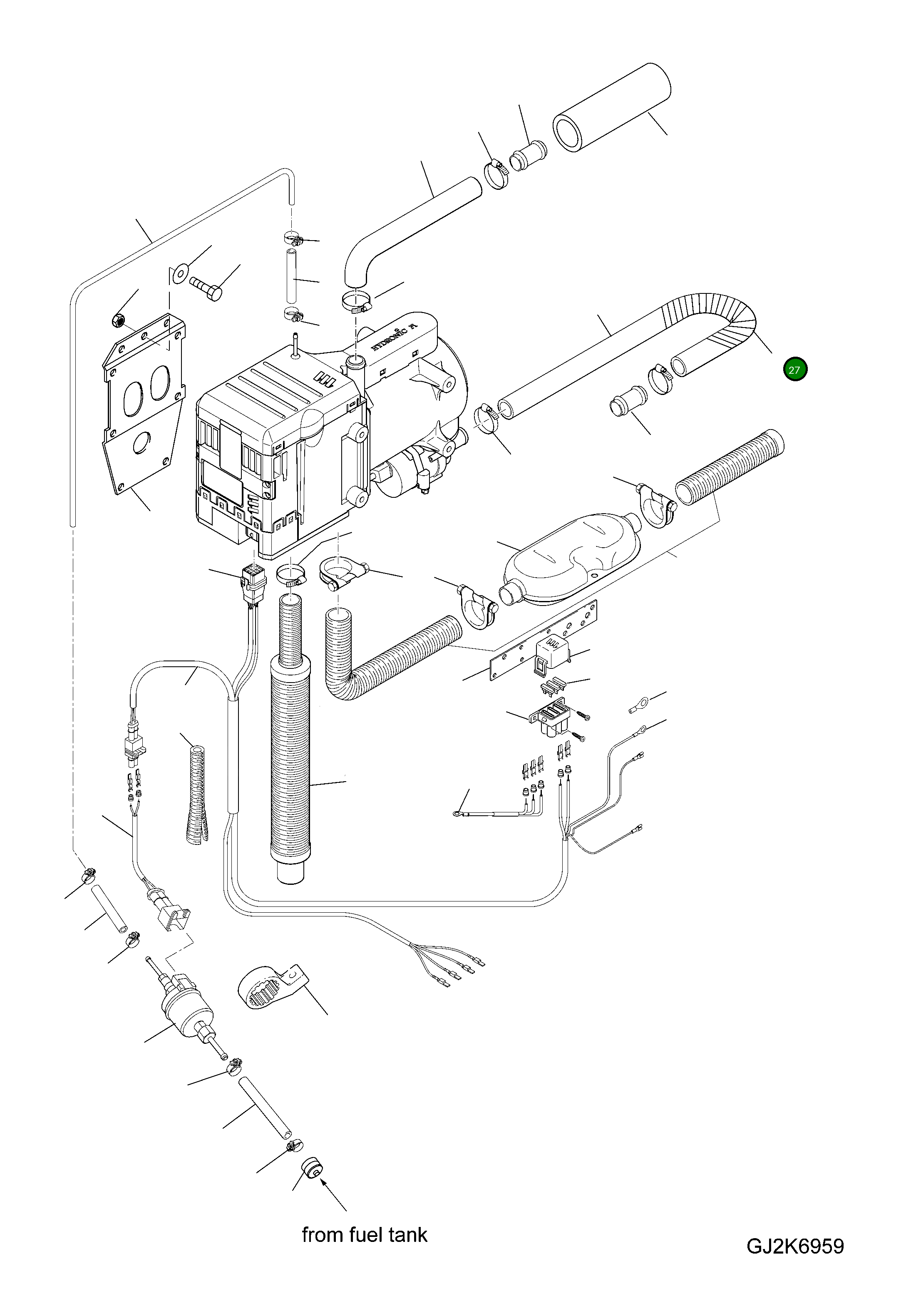 Катушка 20E-04-H0P55 Komatsu