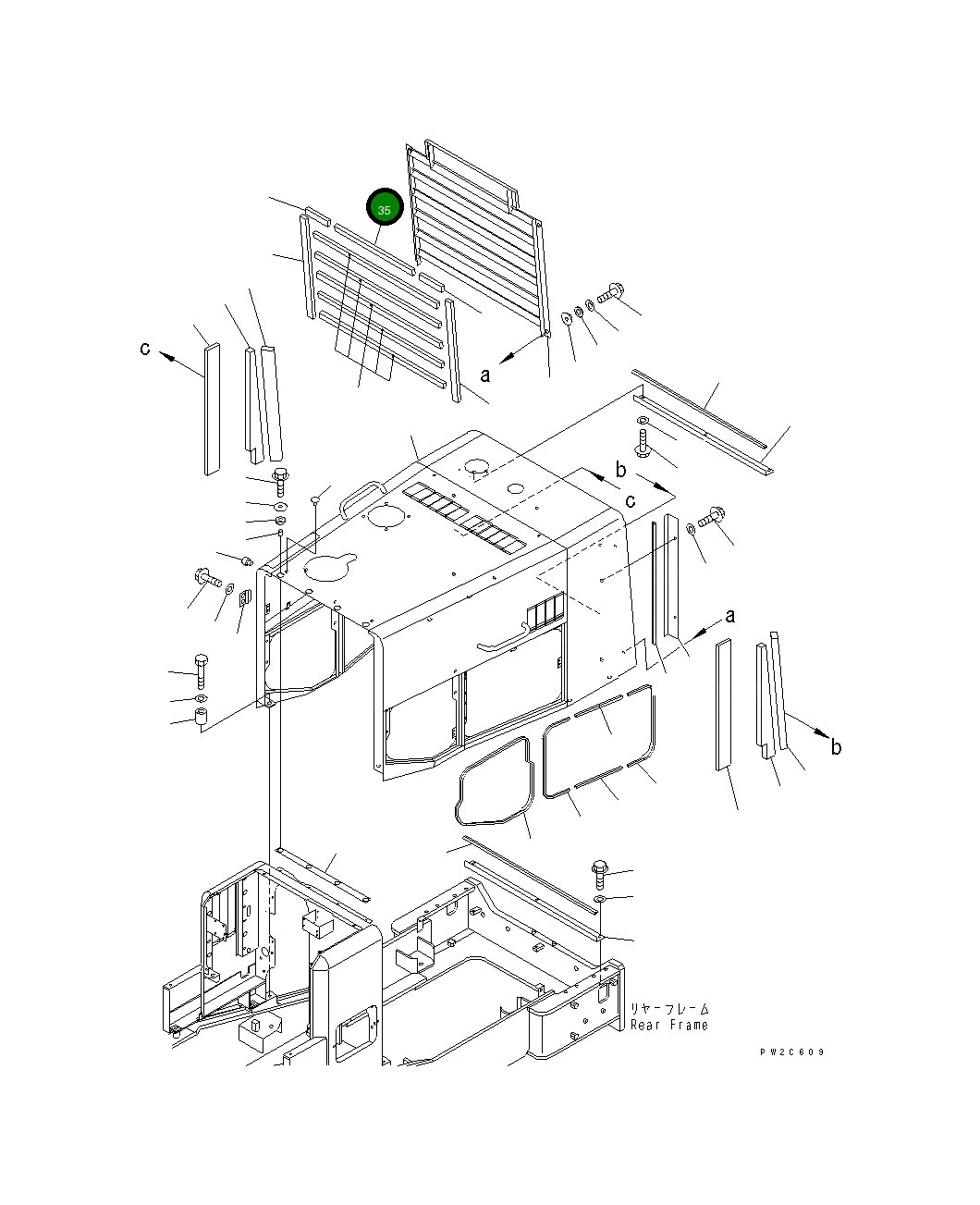 Лист 425-54-24410 Komatsu