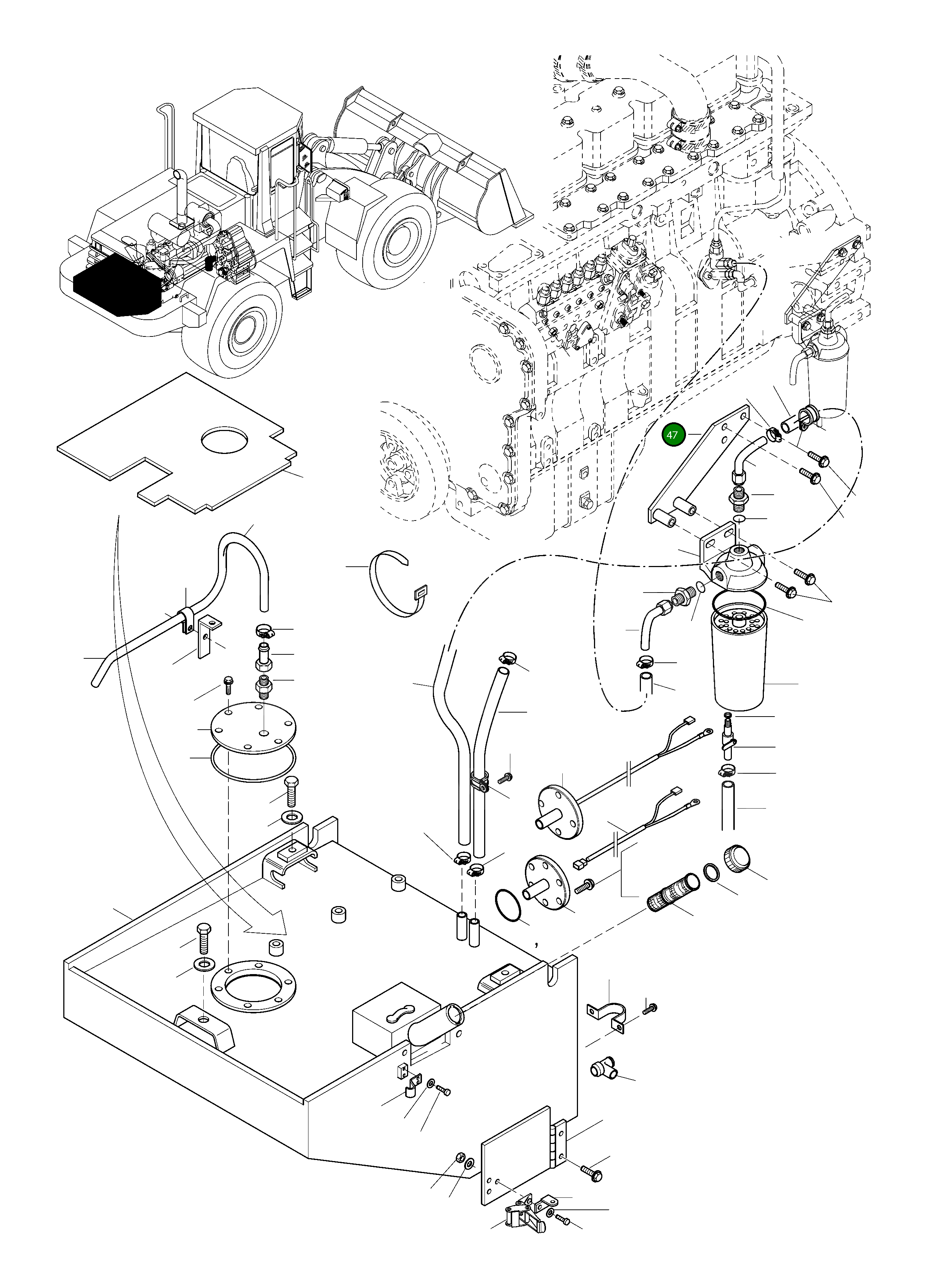Кронштейн 419-01-H2430 Komatsu
