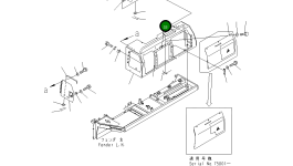 Лист 17A-911-2371 Komatsu