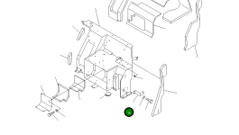 Кронштейн 22L-54-15831 Komatsu