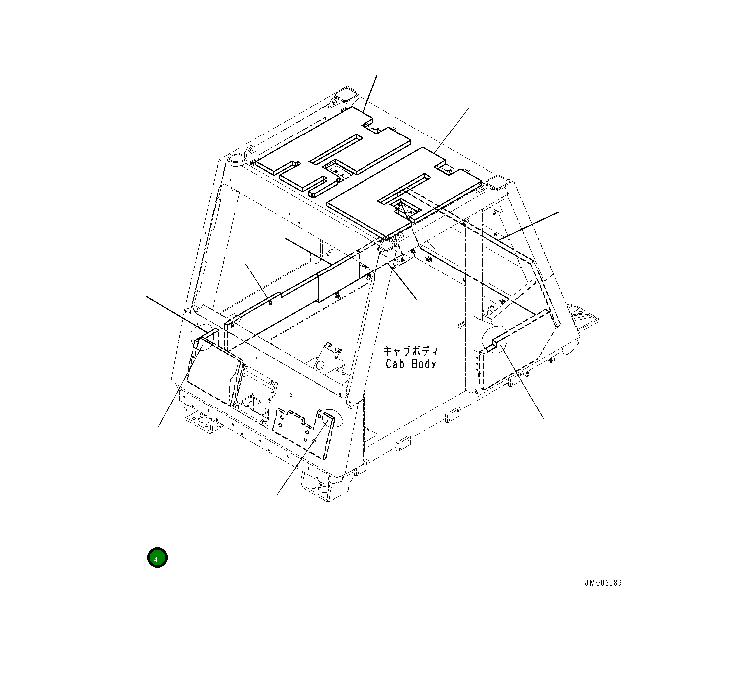 Лист 561-54-85840 Komatsu