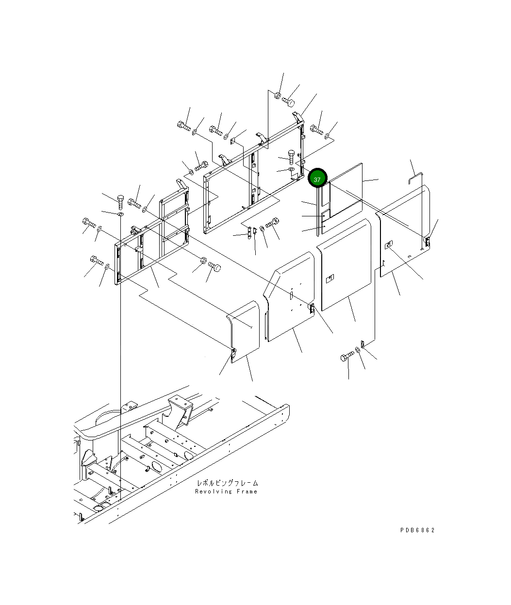 Лист 209-54-78440 Komatsu
