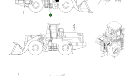 Наклейка 41L-93-H1190 Komatsu