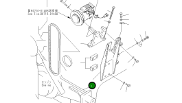 Кронштейн 17A-911-3661 Komatsu
