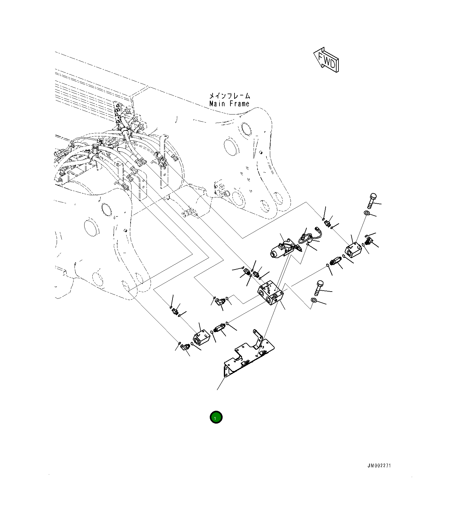 Кронштейн 561-88-86712 Komatsu