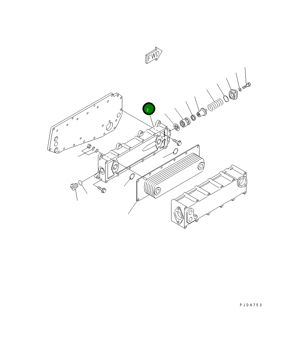 Корпус 6212-66-2120 Komatsu