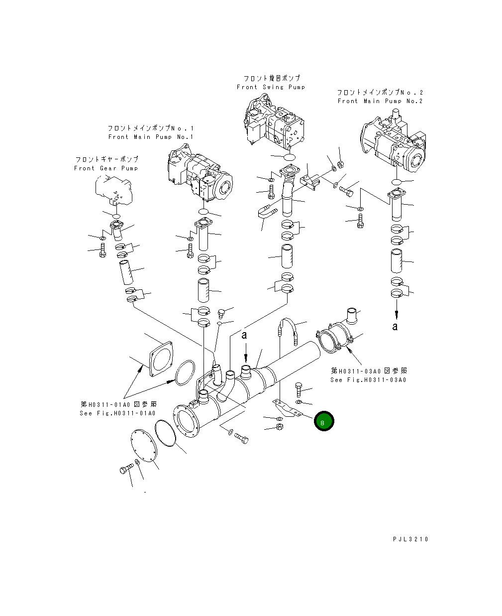 Кронштейн 21T-62-75451 Komatsu