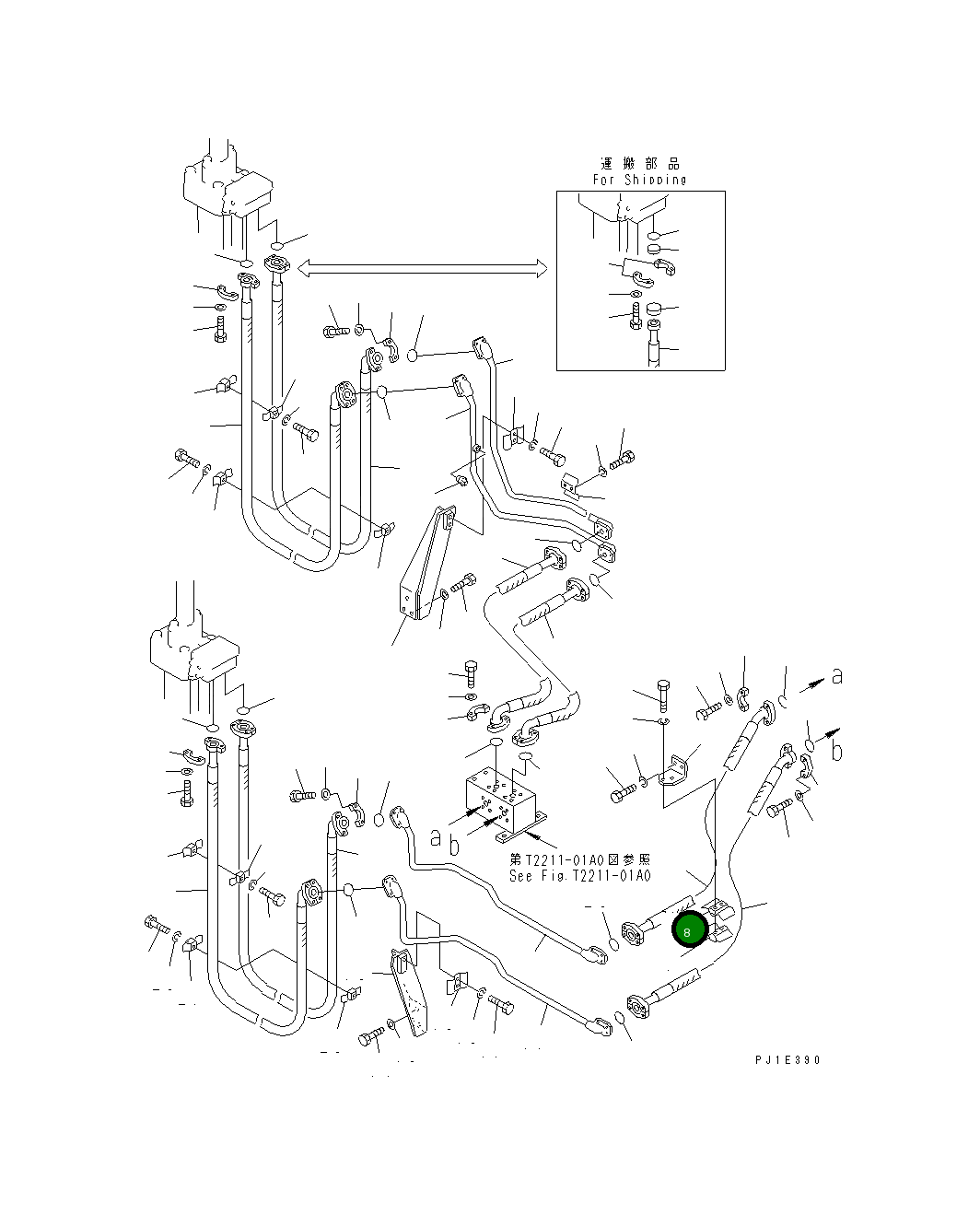 Клипса 176-61-41422 Komatsu
