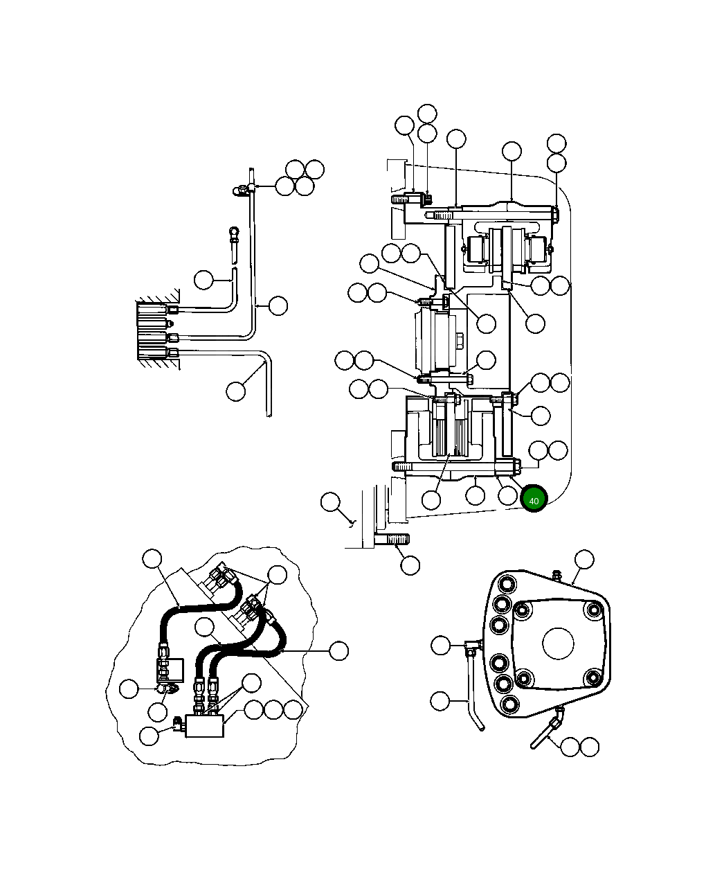 Кронштейн TY7682 Komatsu