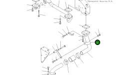 Клипса 6166-61-7350 Komatsu