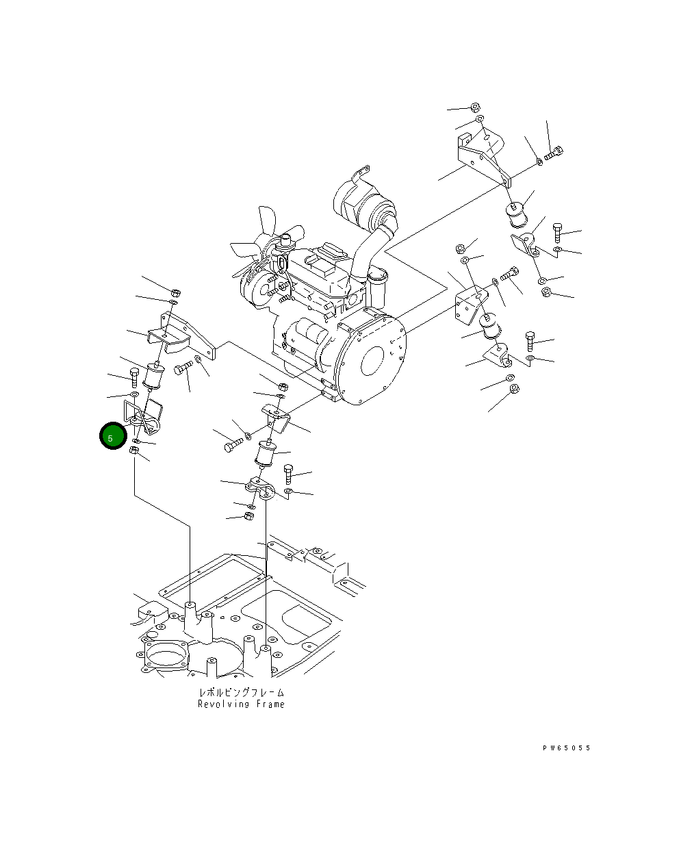 Кронштейн 22J-01-15131 Komatsu