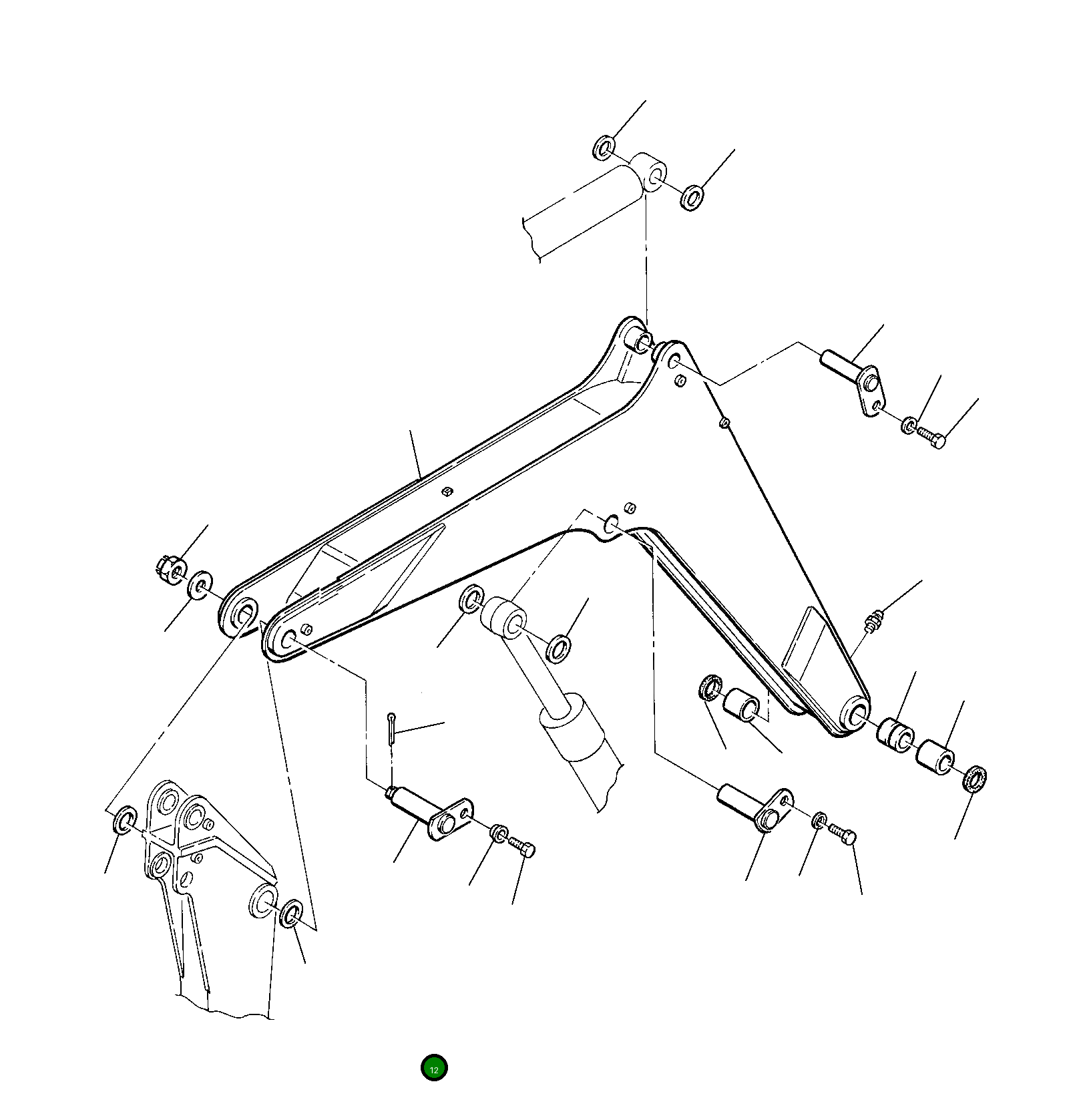 Палец 21D-09-42130 Komatsu