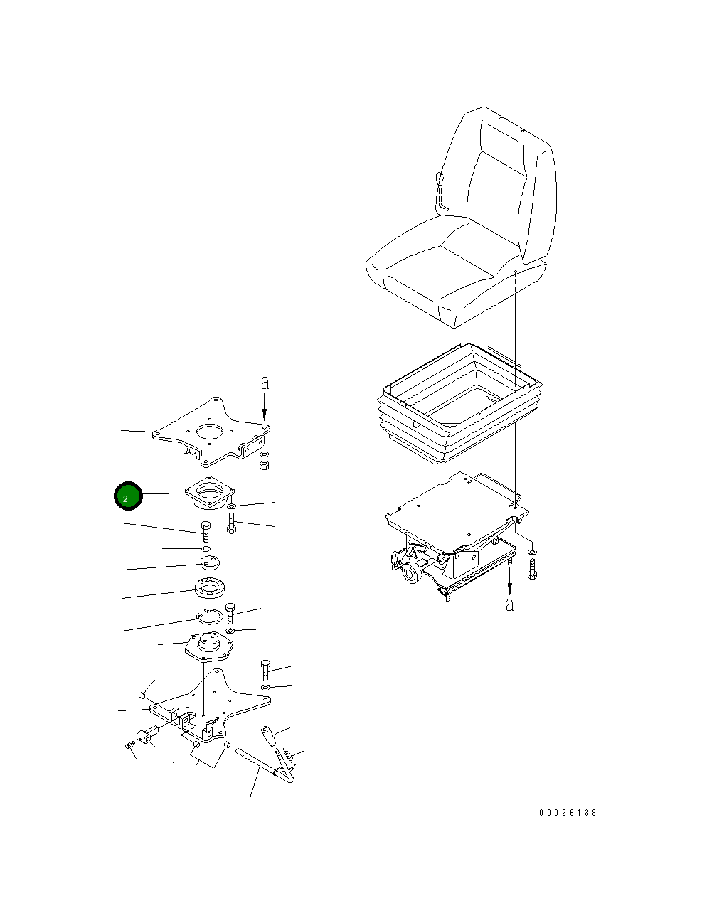 Клетка 198-57-61120 Komatsu