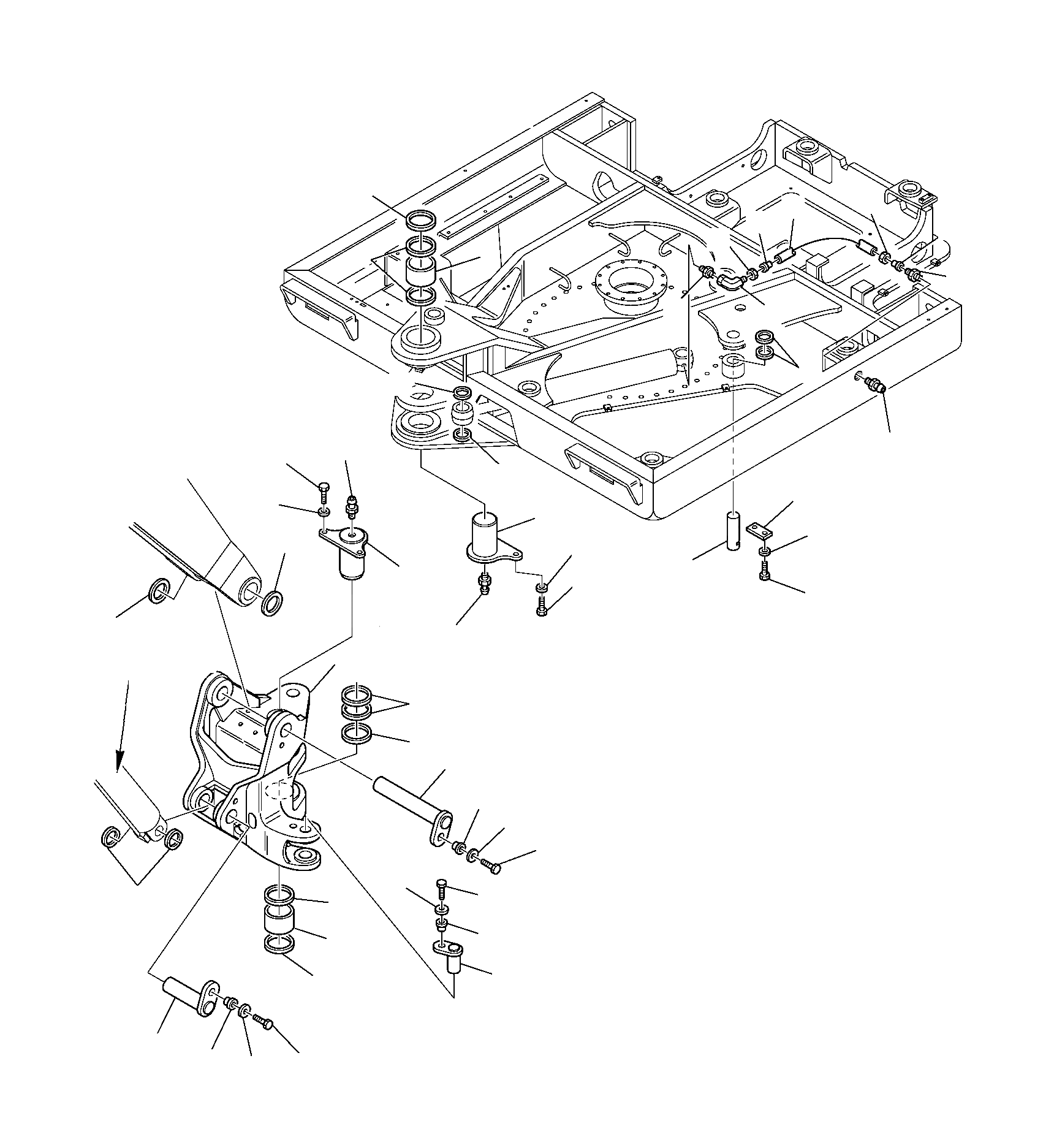 Палец 21D-09-43150 Komatsu