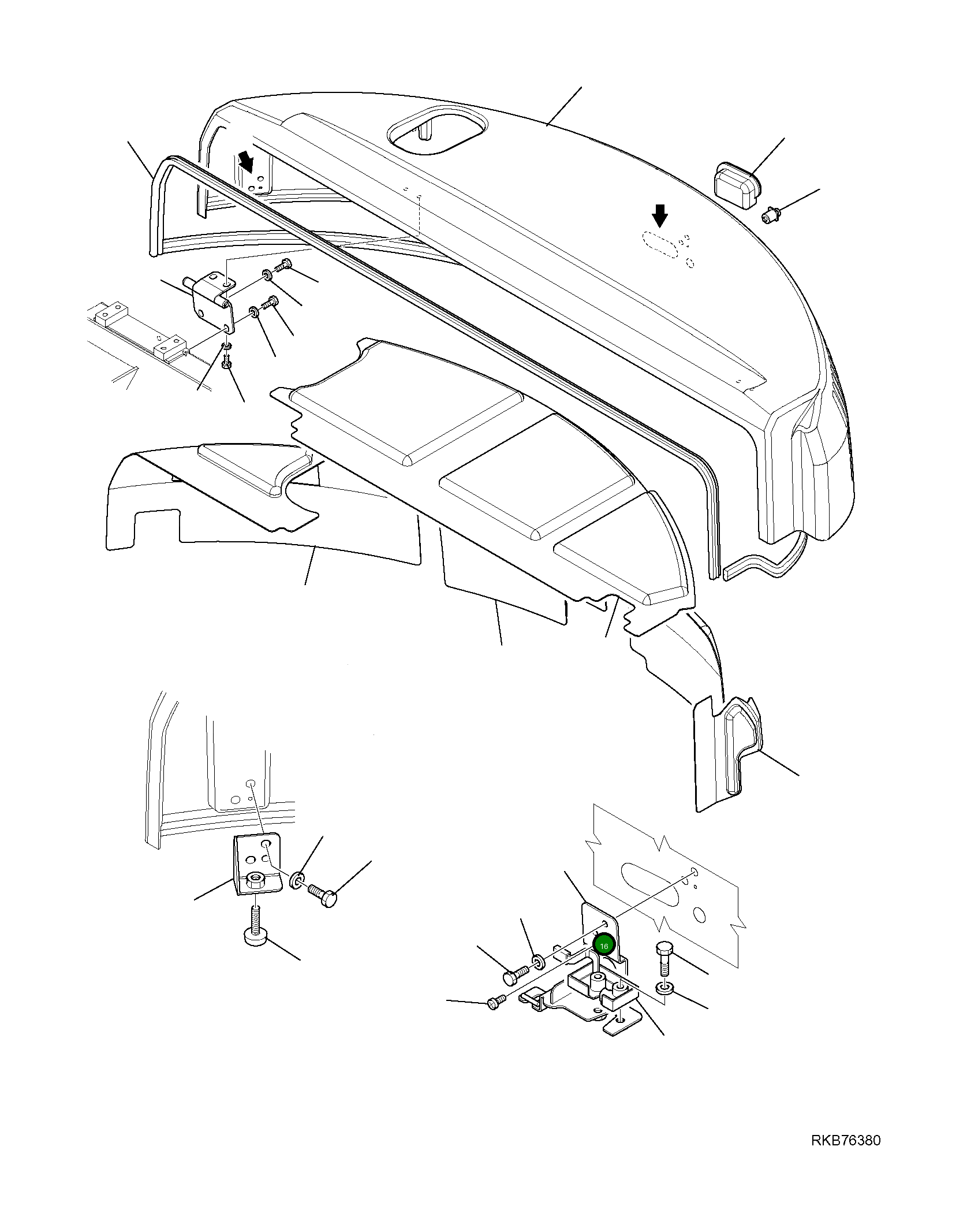 Кронштейн 20U-54-R1342 Komatsu