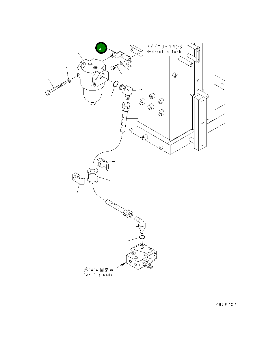 Кронштейн 262-60-73140 Komatsu
