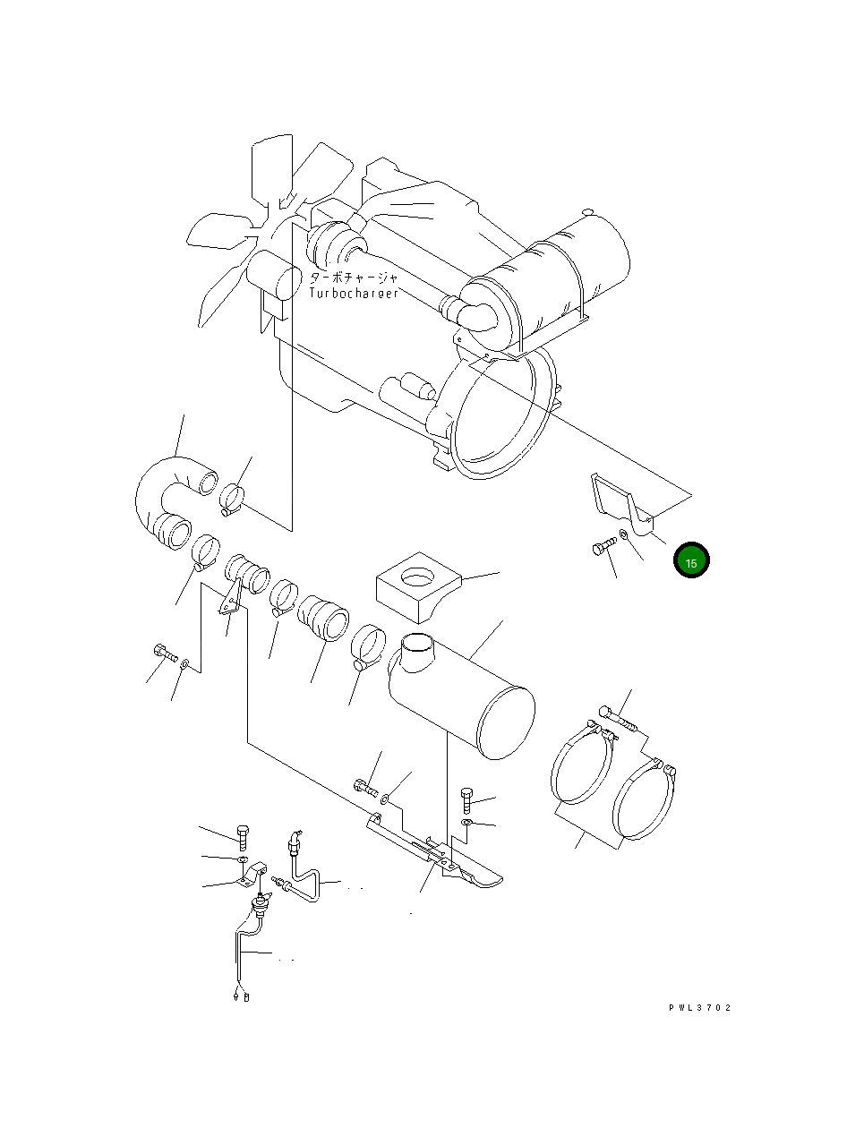 Кронштейн 207-01-62171 Komatsu