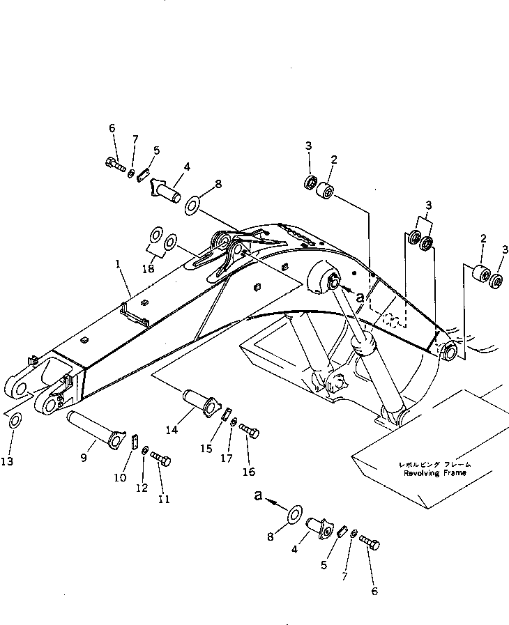 Втулка 21N-70-11180 Komatsu