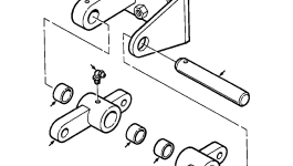 Кронштейн 1297 985 H1 Komatsu
