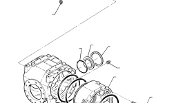 Корпус HU1761103 Komatsu