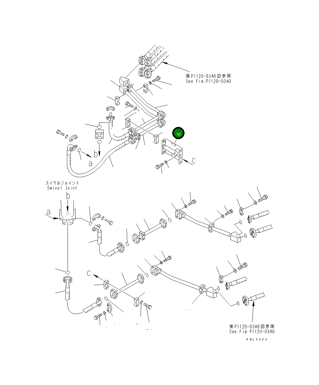 Кронштейн 21T-62-74131 Komatsu