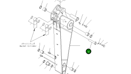 Палец 21N-70-32140 Komatsu
