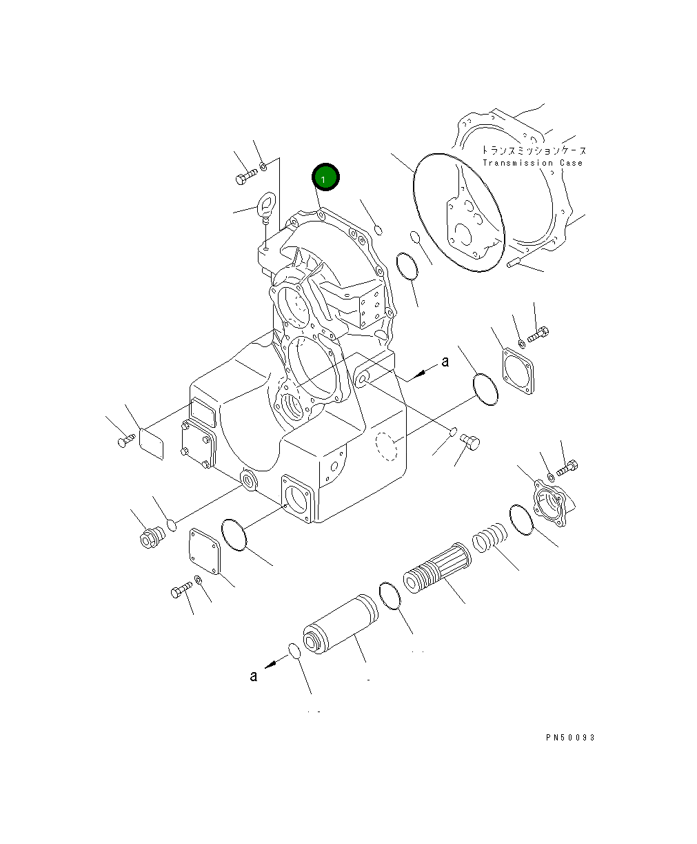 Корпус 23E-15-13111 Komatsu