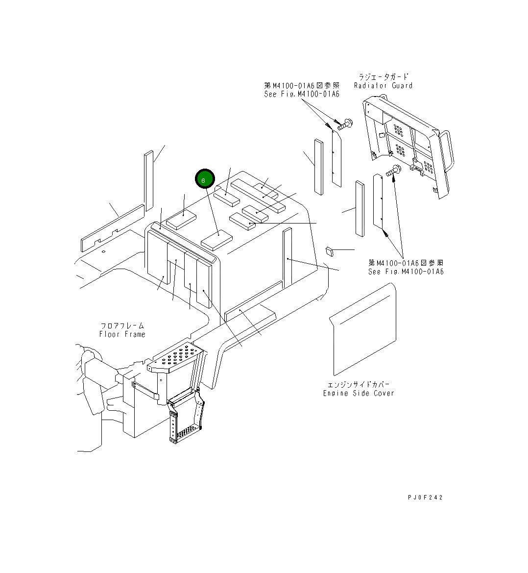 Лист 416-54-21441 Komatsu