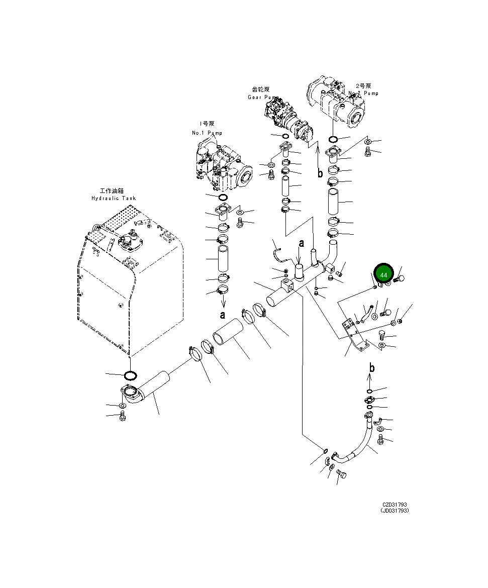 Кронштейн 21M-62-31230 Komatsu