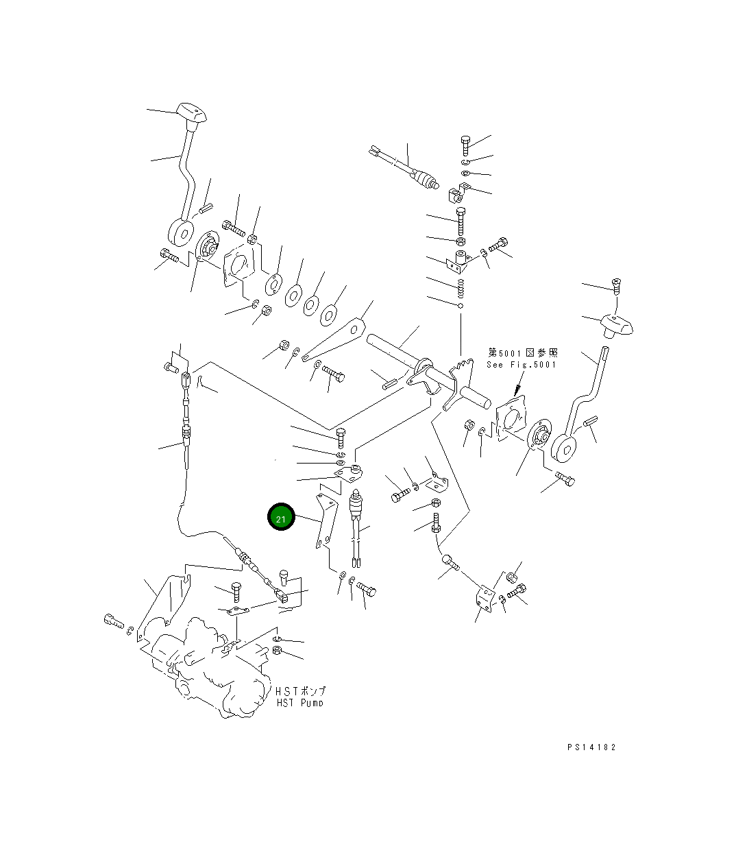 Кронштейн 259-30-26800 Komatsu