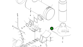 Кронштейн 6152-12-5540 Komatsu