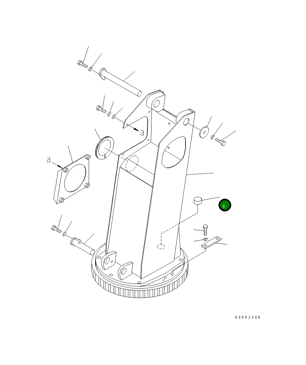 Лист MH331-4093000 Komatsu
