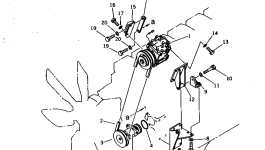 Кронштейн 566-07-81150 Komatsu