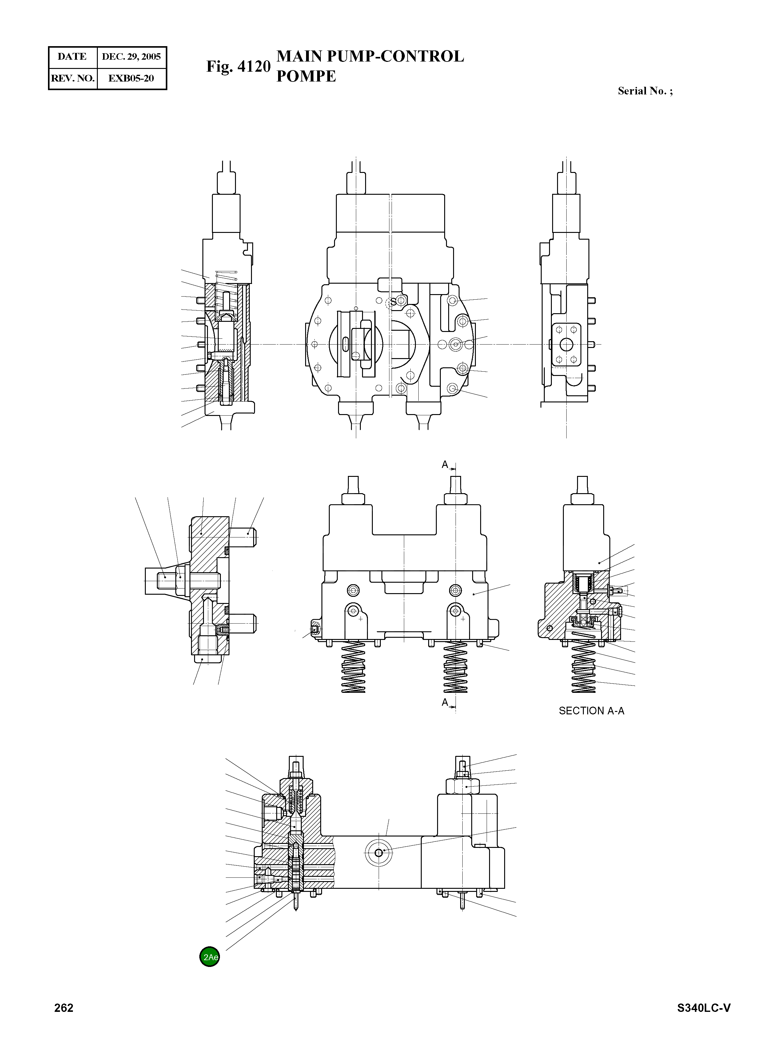 Палец 02045222 Komatsu