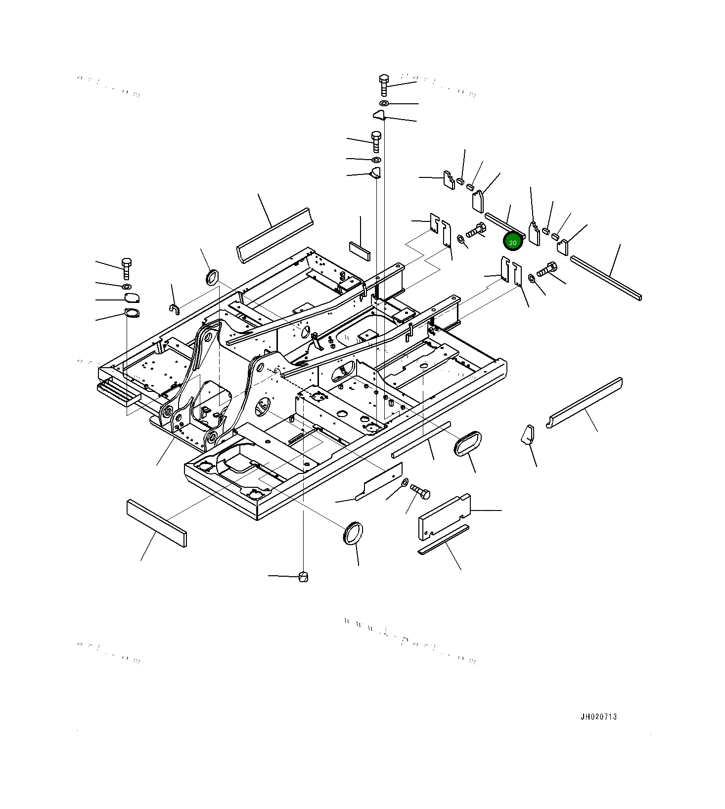 Лист 20Y4652220 Komatsu