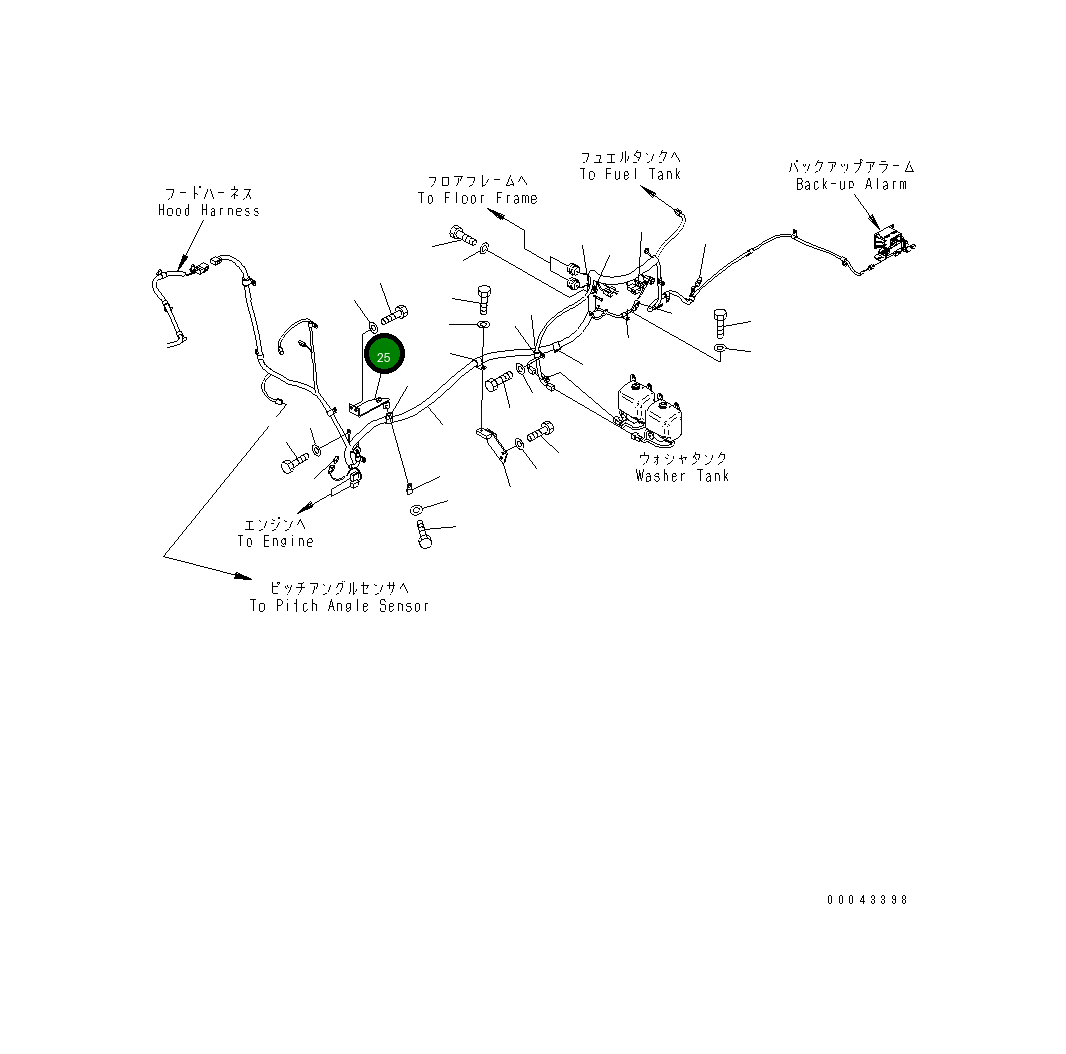 Кронштейн 17A-06-42640 Komatsu
