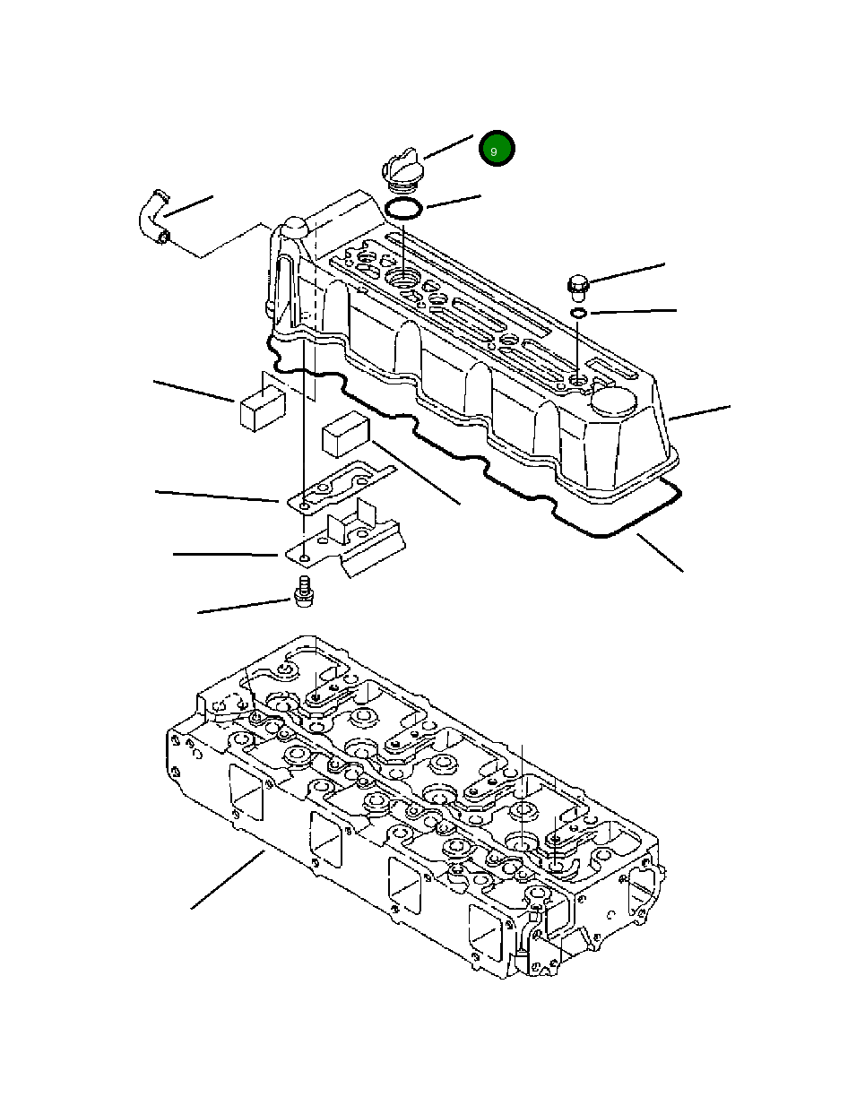 Колпак YM12416001751 Komatsu
