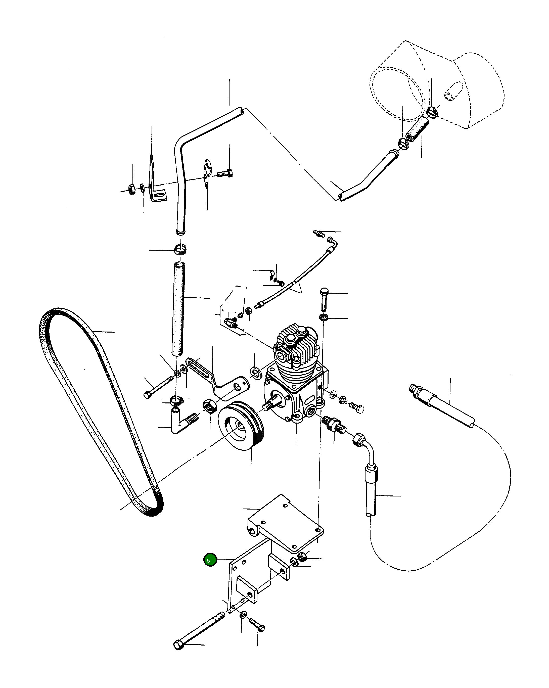 Кронштейн 2994211M91 Komatsu