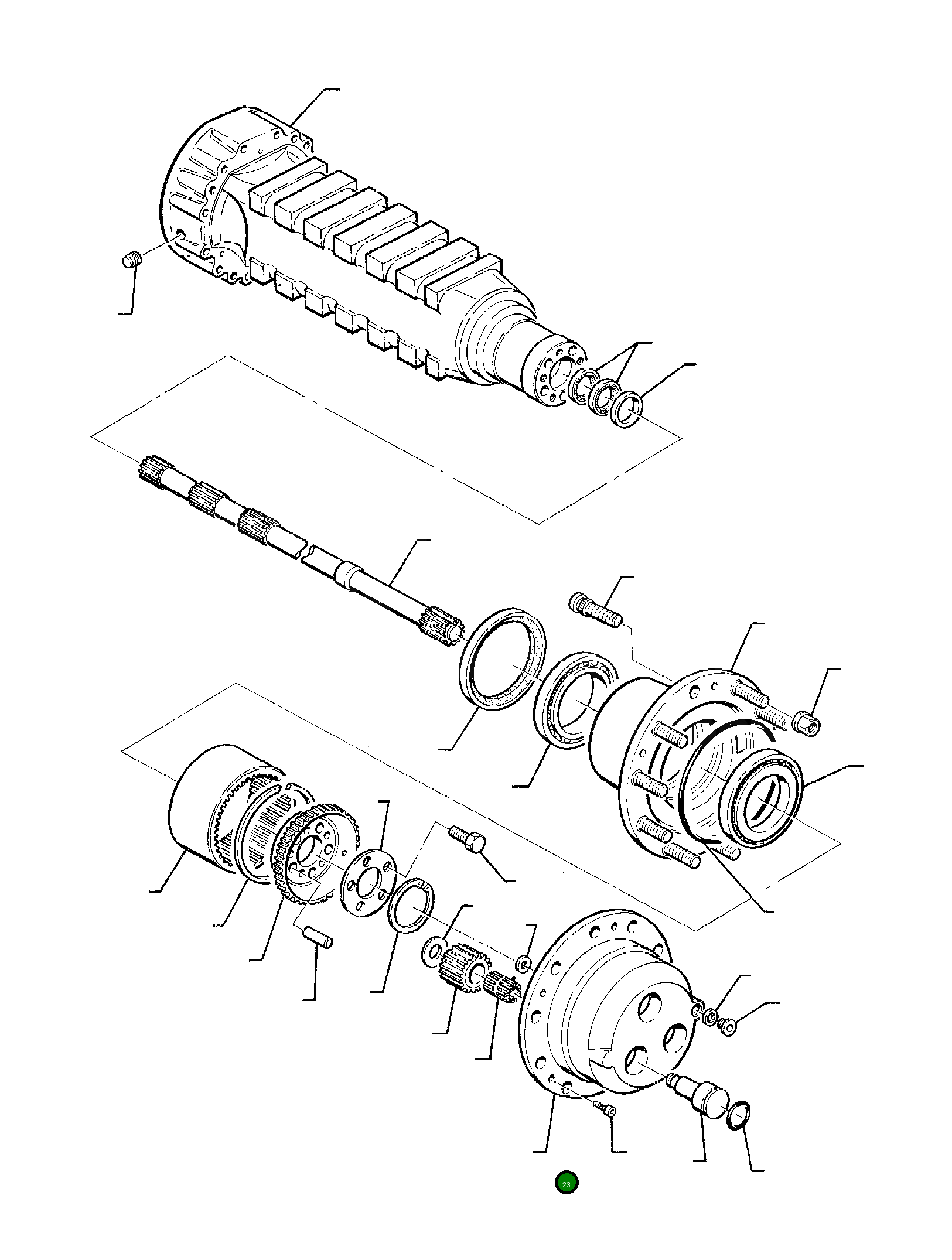 Корпус HU1766223 Komatsu