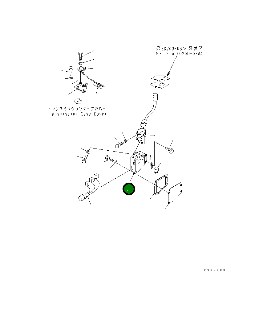 Кронштейн 14X-06-26171 Komatsu